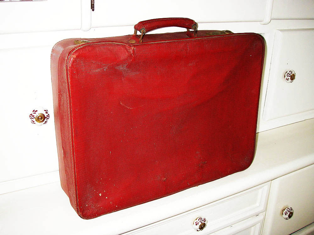 Antike Koffer - Rot