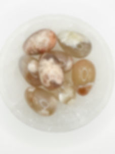 Flower Agate Mini Egg