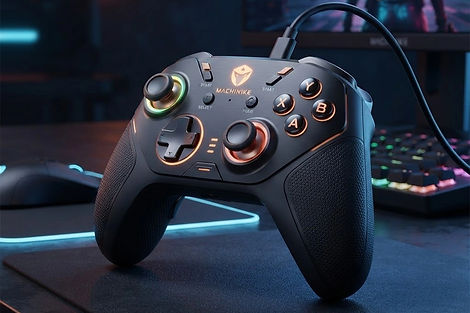 crie um controle gamer bonito e atraente da machenike.jpg