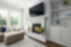 White fireplace