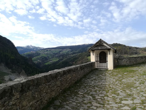CHIUSA: LA SALITA AL MONASTERO DI SABIONA