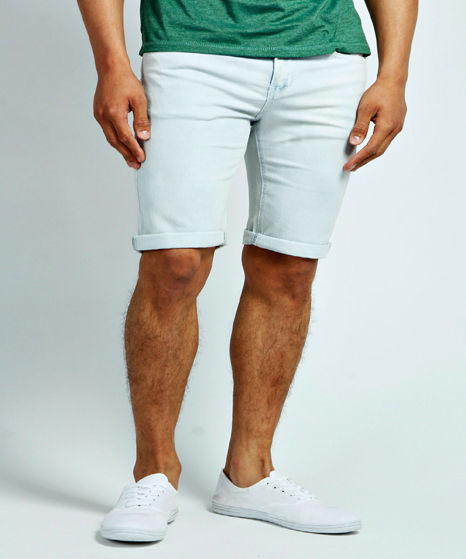 Skinny Washed Denim Shorts.jpg