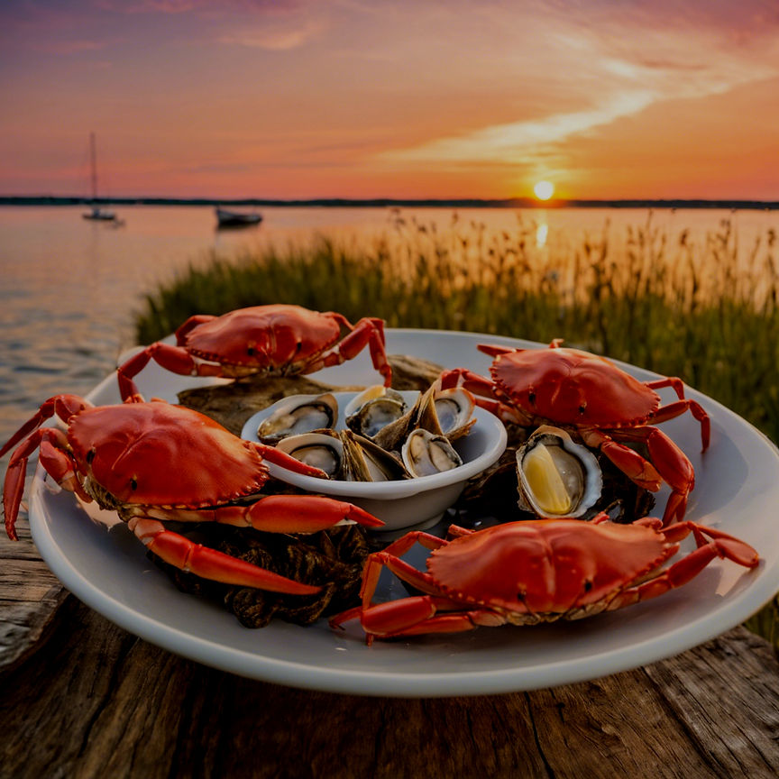 chesapeake bay at suneset with crabs and oysters_edited.jpg