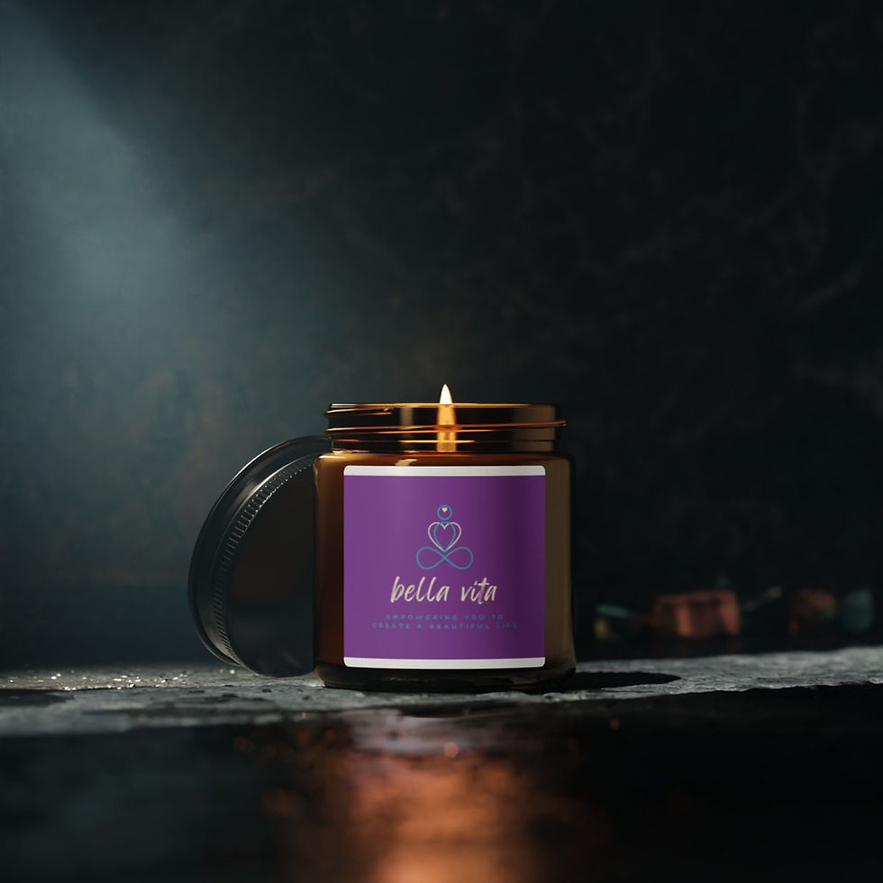 Thumbnail: Scented Soy Candle (Multi-Size, Amber Jar)