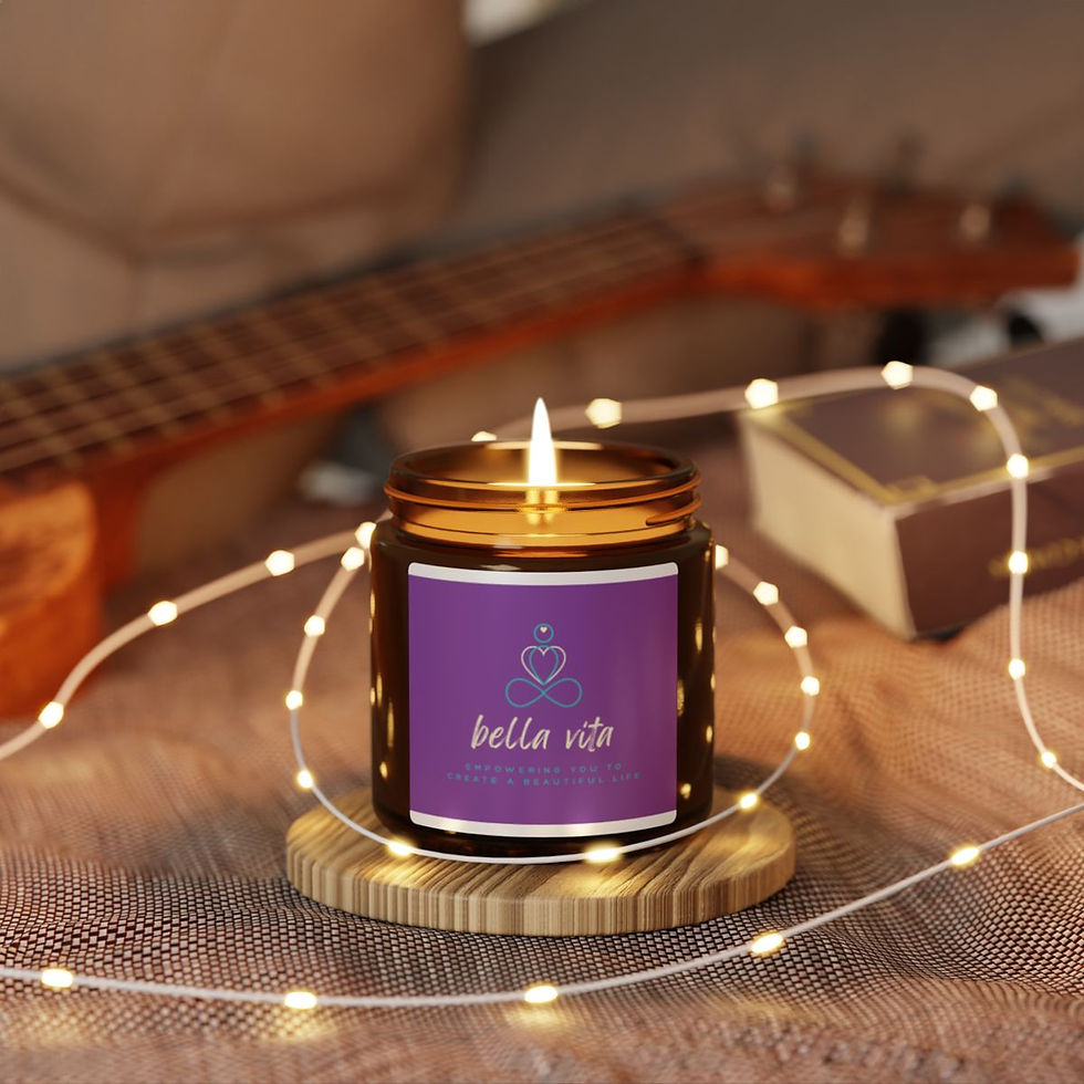 Thumbnail: Scented Soy Candle (Multi-Size, Amber Jar)