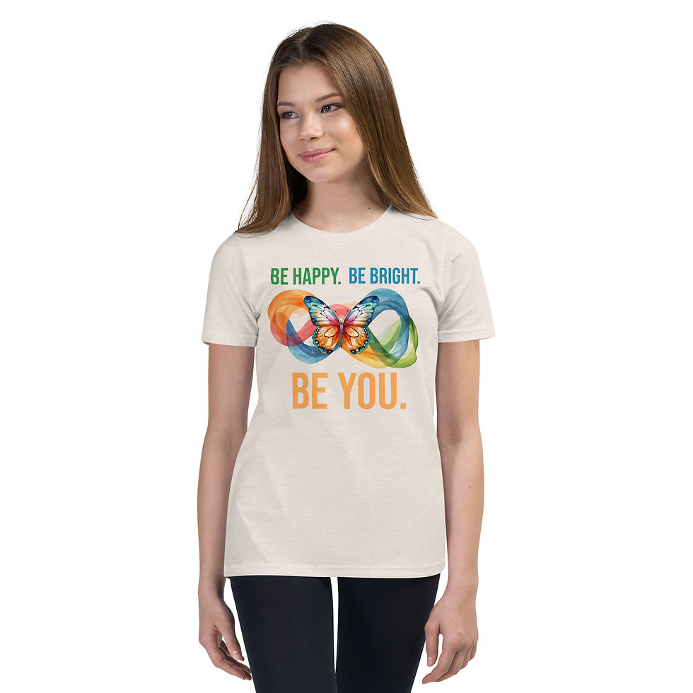 Thumbnail: Autism Awareness and Acceptance Youth Short Sleeve T-Shirt