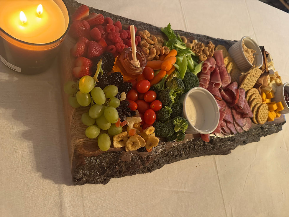 My pretty charcuterie board