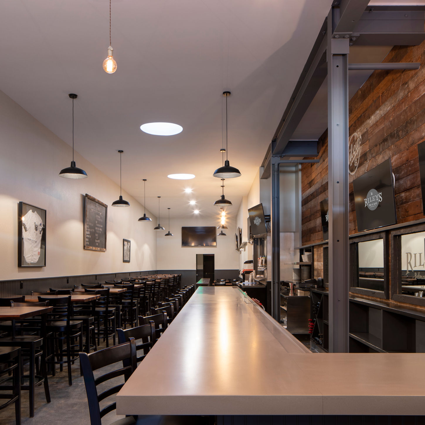 RILEY BAR SEATING FRONT ANGLE