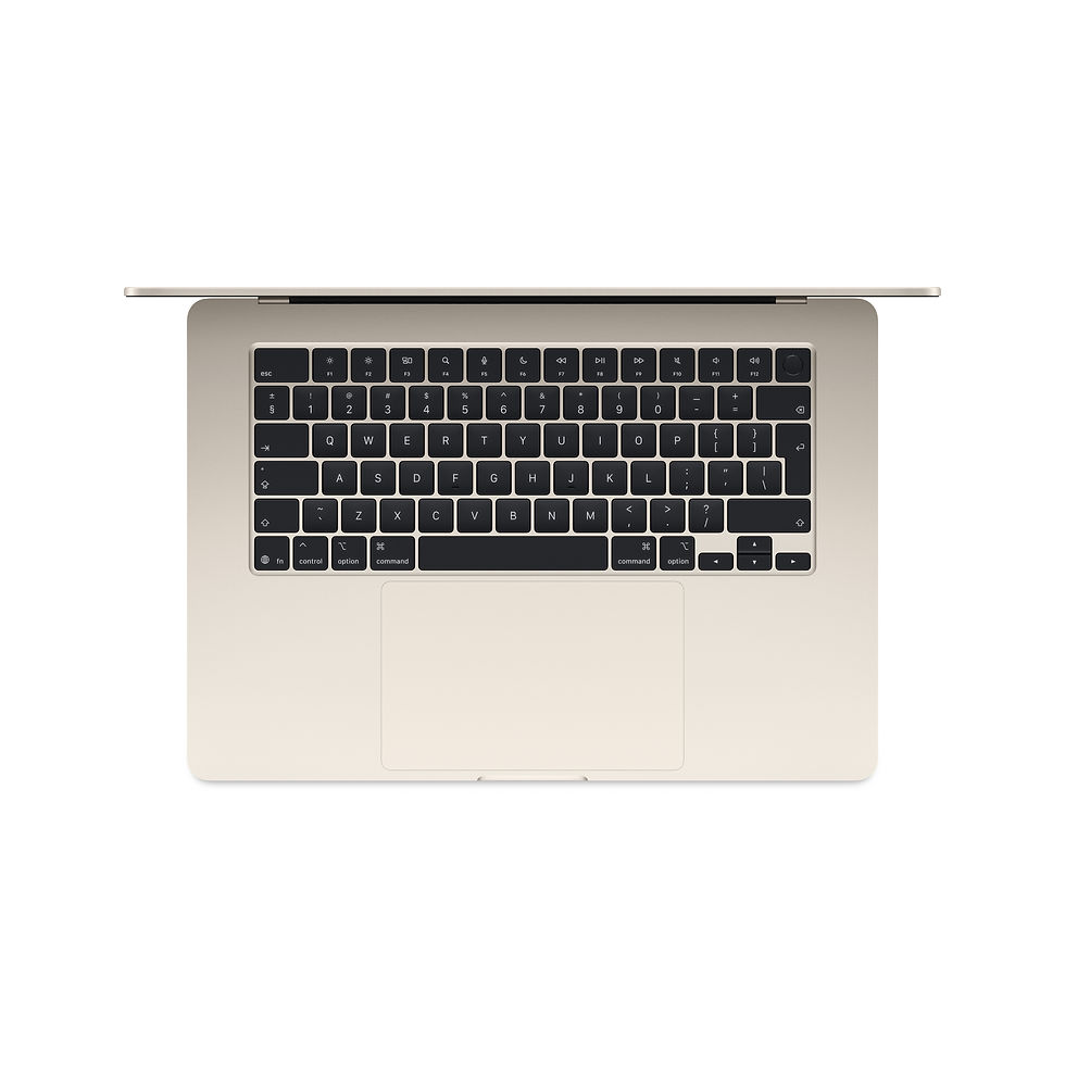 MacBook Air 15 M5 16 Go 1 To CPU 10 GPU 10- Lumière stellaire