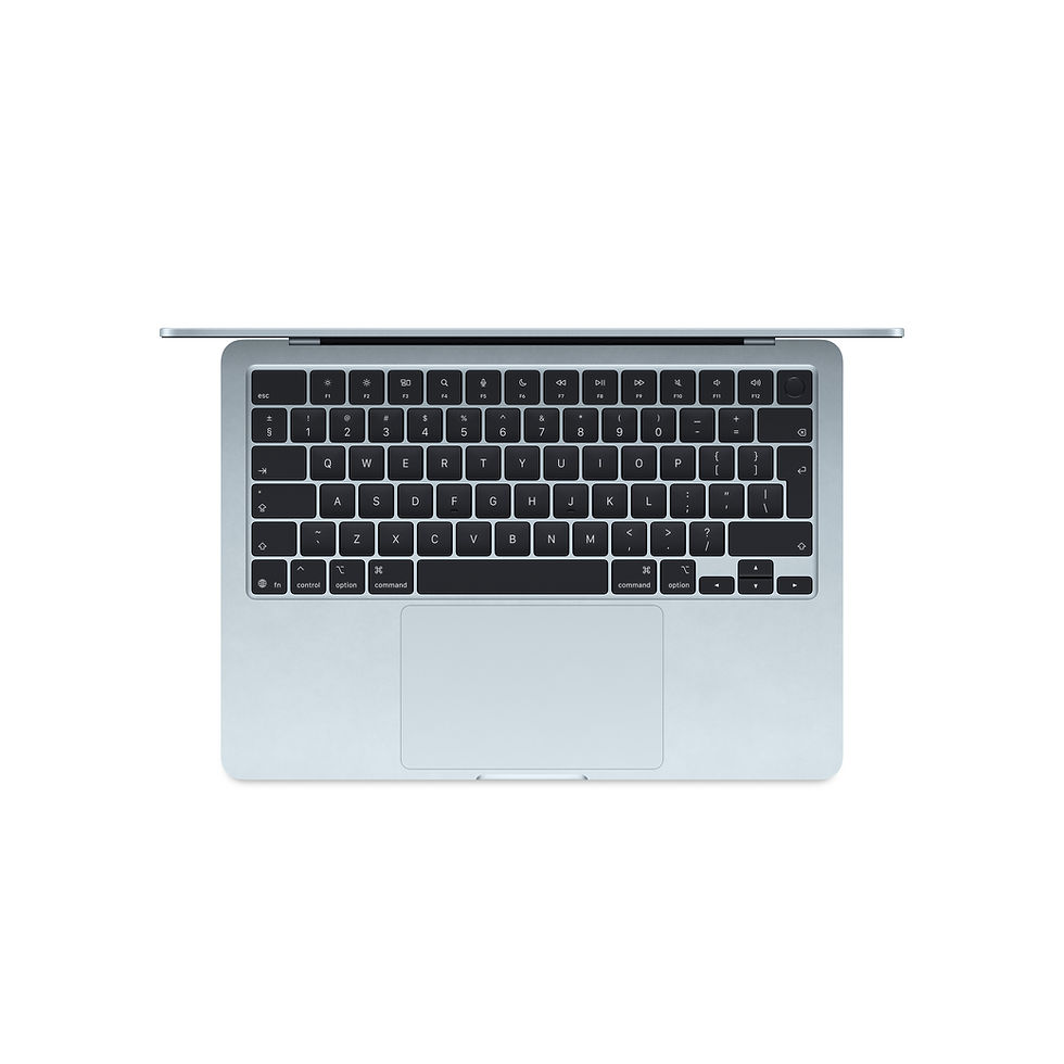 Macbook Air 13 M5 24 Go 1 To CPU 10 cœurs GPU 10 cœurs - Bleu Ciel