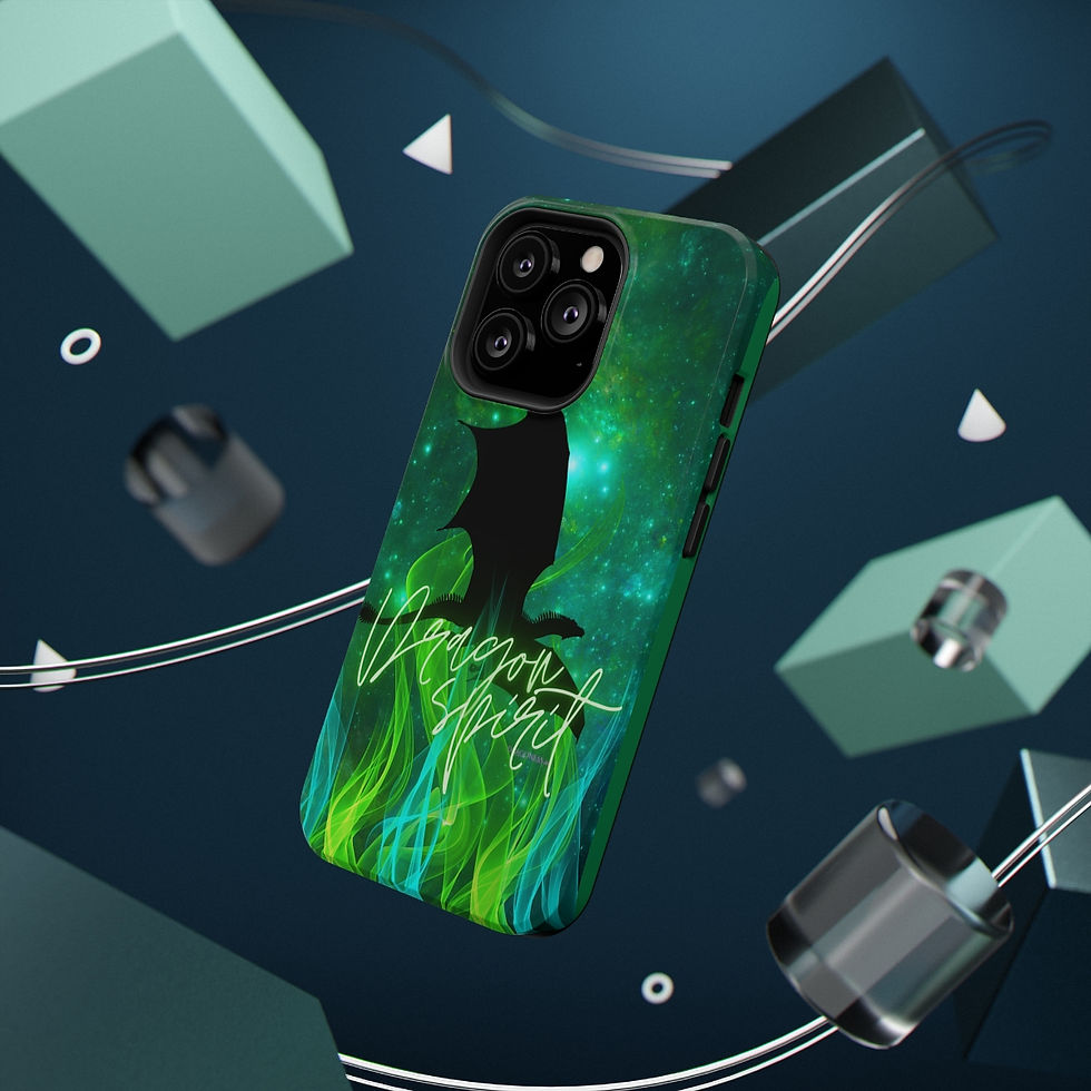 Miniatura: Green 'Dragon Spirit' Impact-Resistant phone Case