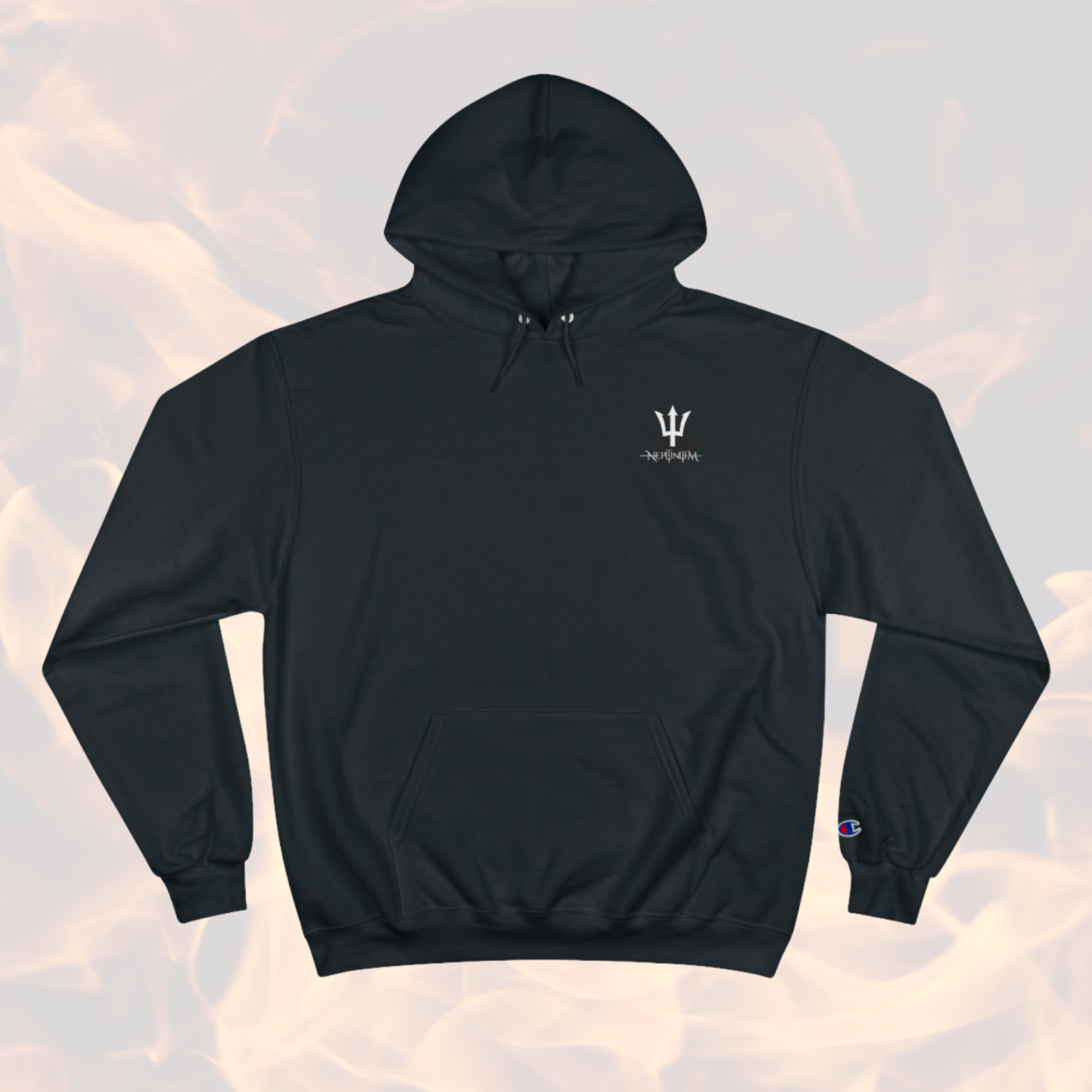 Neptunium 'Trident edition' pull over Champion Hoodie