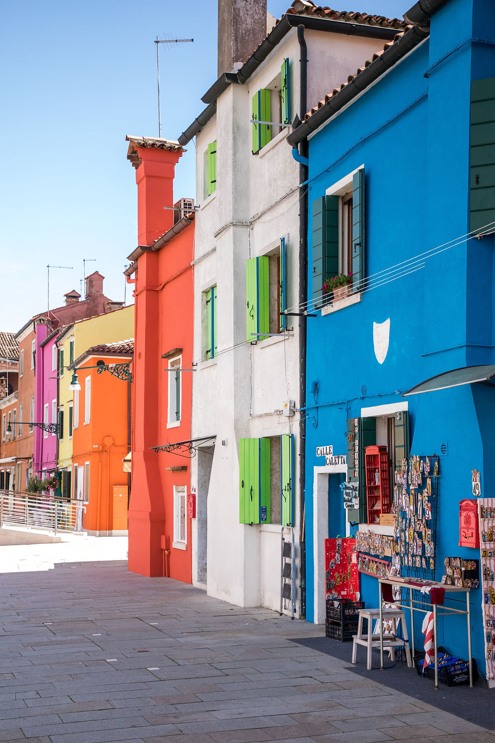 Burano, Venedig, Insel, Insel Burano, Italien, bunte Häuser, Kanal, Fischerboote,