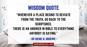 THE REVIVAL POST: BE CAREFUL TO TAKE HEED TO WHAT YOU HEAR AND ACCEPT AS TRUTH !