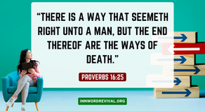 ONE GOOD REASON THE LORD WILL NOT HEAR YOU! 