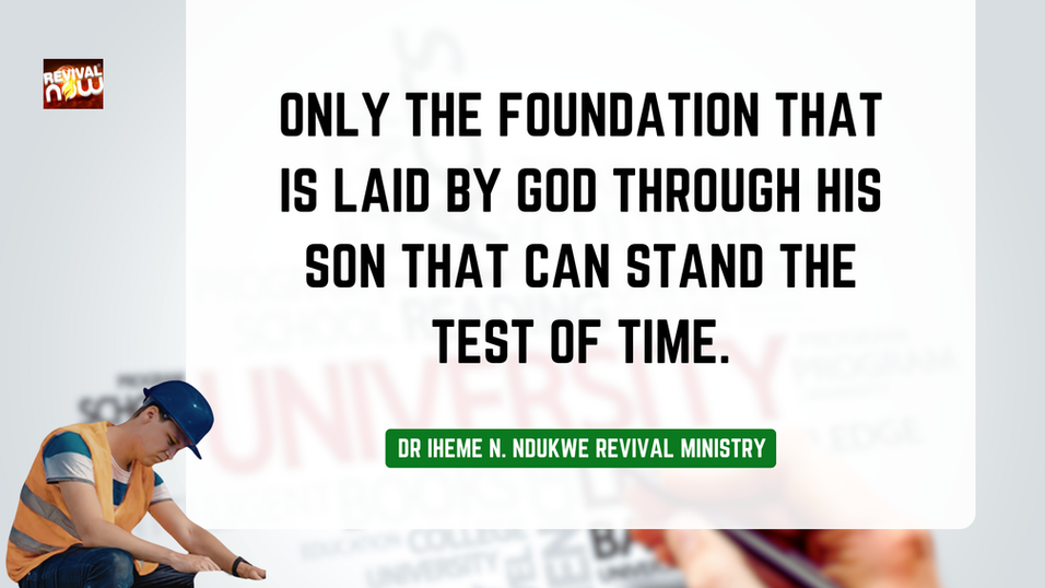 Build and walk in the wisdom of God