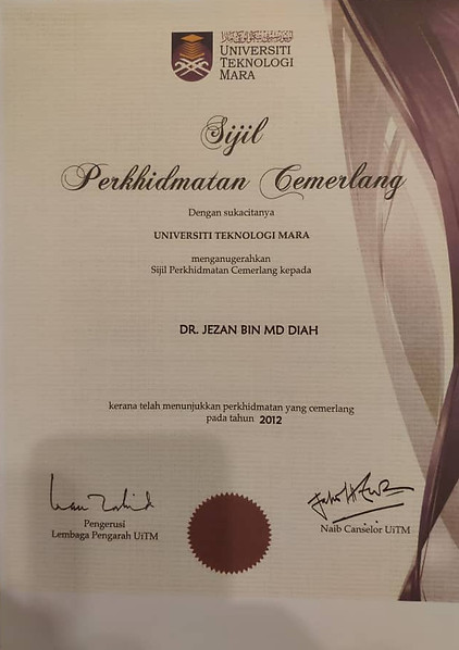 Sijil Anugerah Perkhidmatan Cemerlang 20