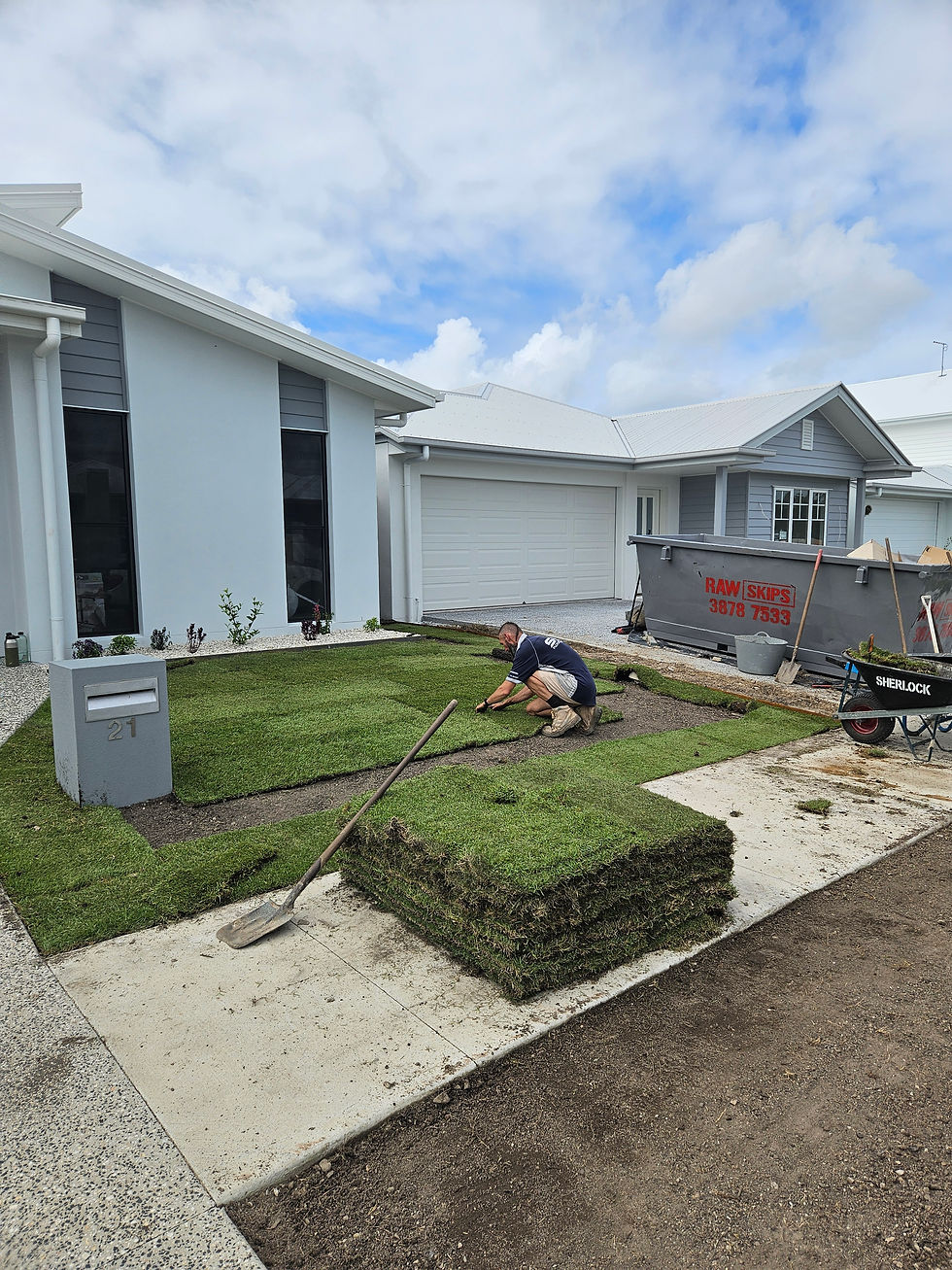 laying turf sunshine coast
