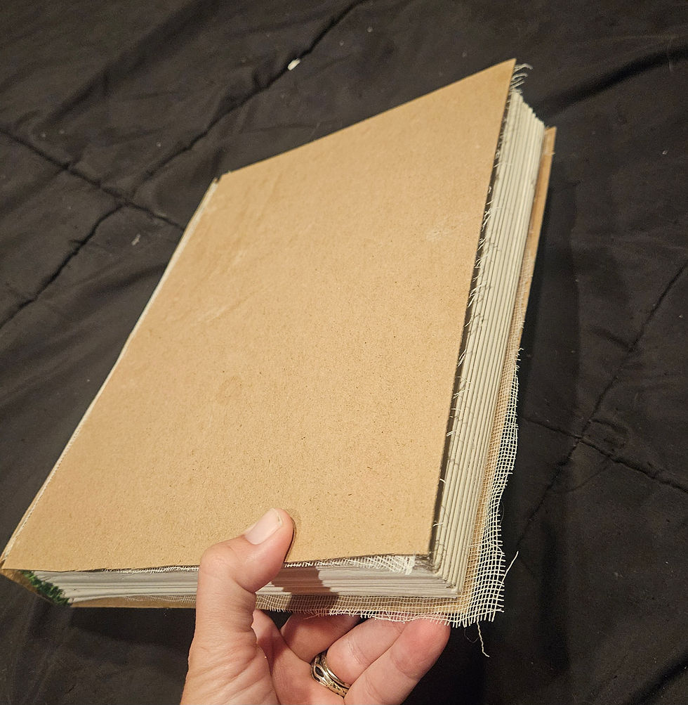 Almost ready for leather wrapping