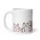 Thumbnail: White glossy mug featuring a handmade design by BeArt