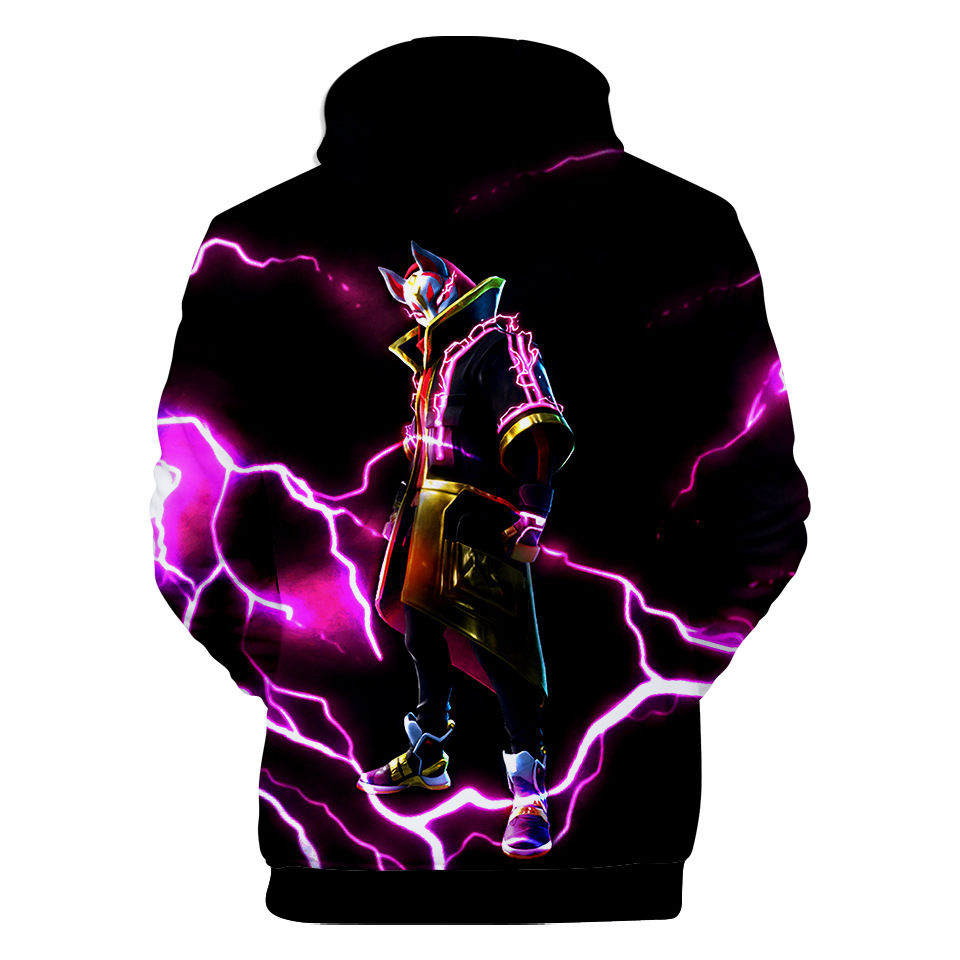 Fortnite Hoodie, Loose Fit Trendy Hooded Sweatshirt