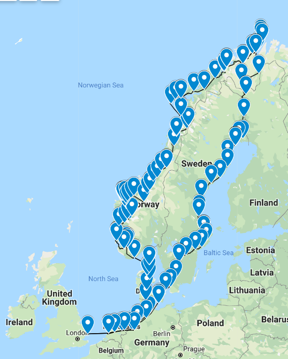 Detailed Route History