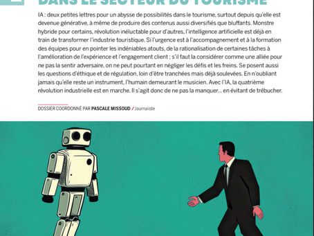 L’Intelligence Artificielle : une inévitable révolution dans le secteur du tourisme