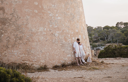 Familie auf Mallorca