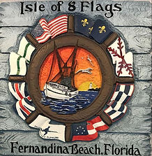 A photo of the Isle of 8 Flags Symbol