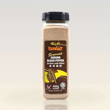 Sarawak black pepper ground