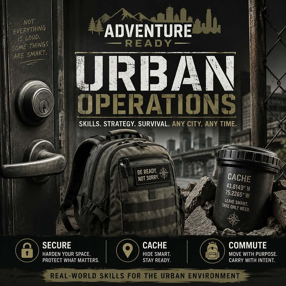 Adventure Ready: Urban Operations