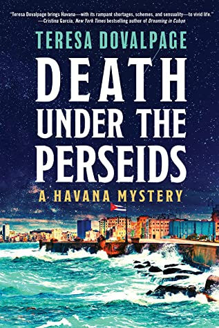 Book cover of Teresa Dovalpage's Death Under the Perseids