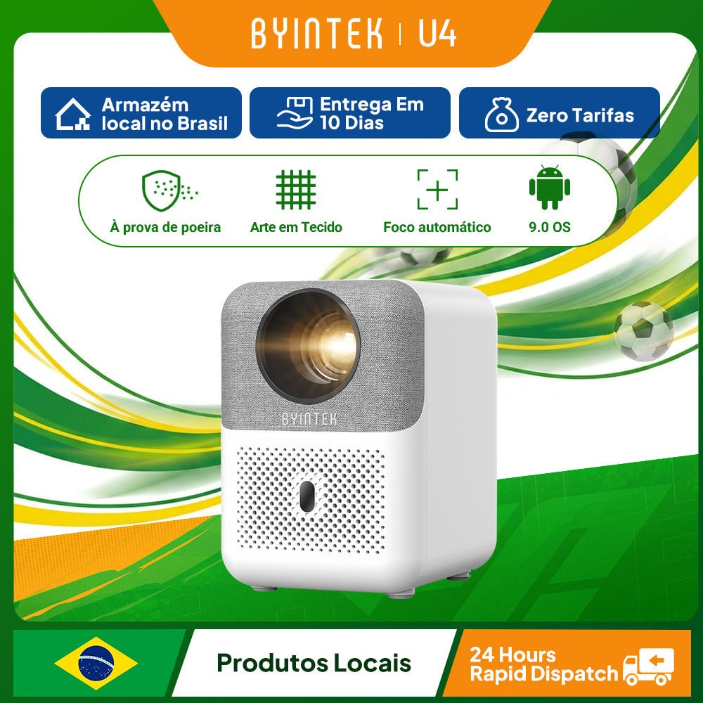 Mini Projetor BYINTEK LOVE U4 4K/1080p