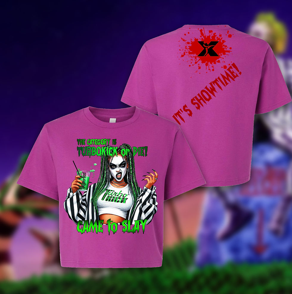 TURBO SLAYER - Women's Jersey Boxy Tee