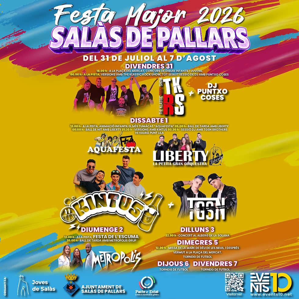 SALÀS DE PALLARS - Festa Major 2026