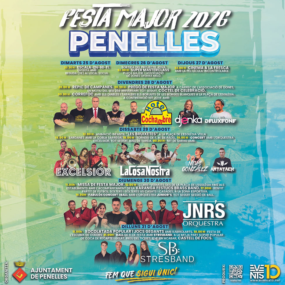 PENELLES - Festa Major 2026
