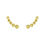 Miniatura: Brinco Twin Colours com Citrinos Amarelos e Banho de Ouro Amarelo