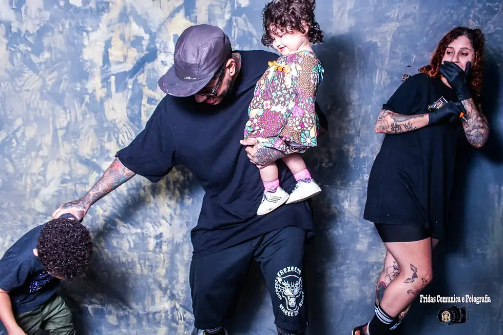 Ana Carvalho e familia