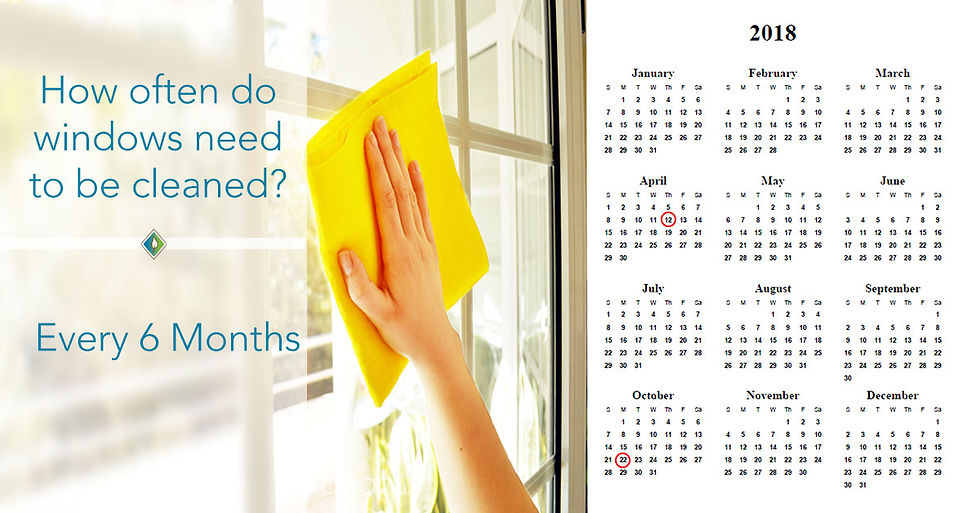 Clean LLC - Clean windows every 6 months.