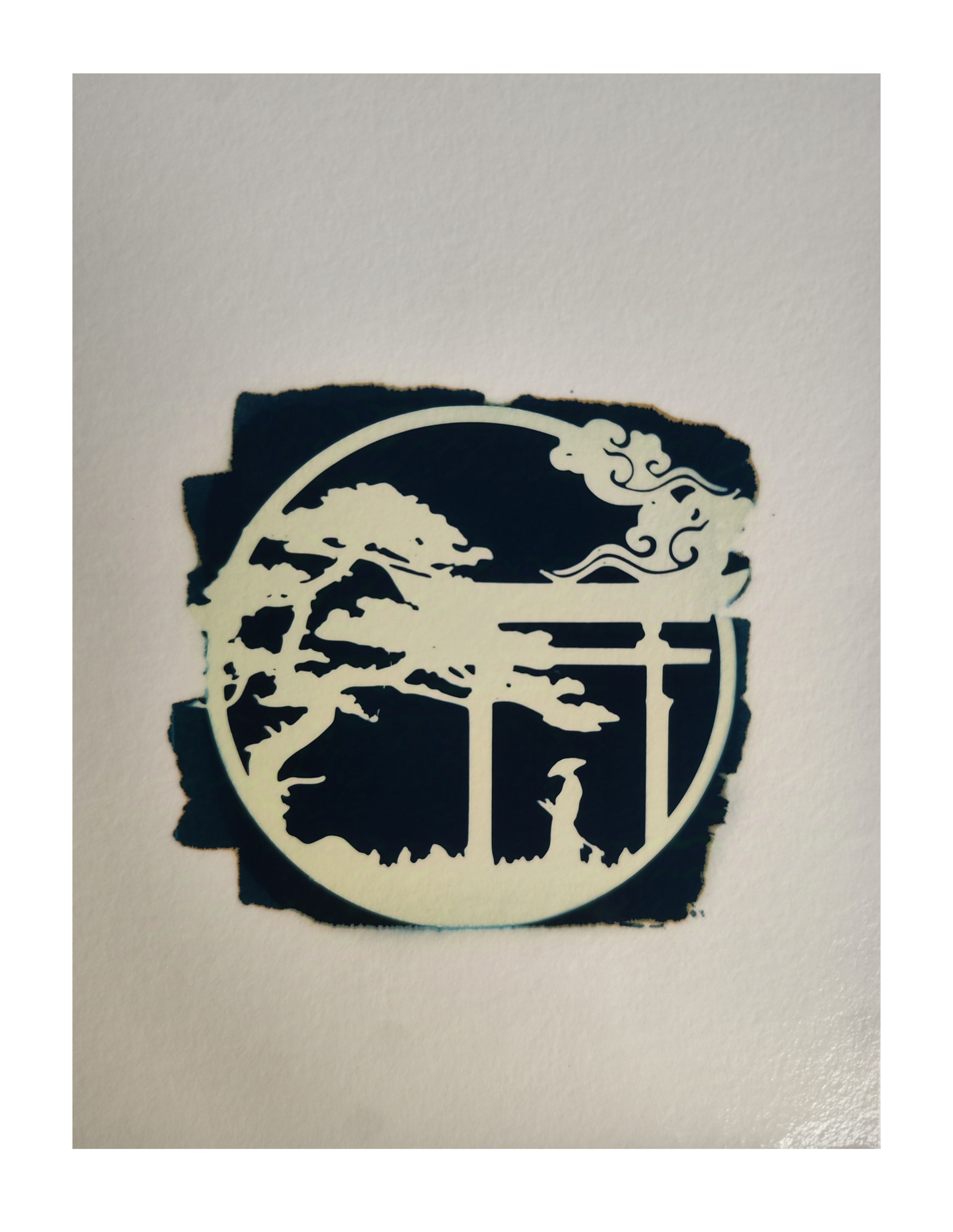 Cyanotype ''Samurai''