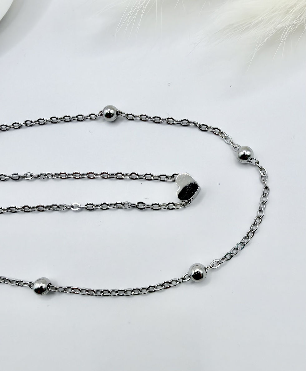 Thumbnail: Rosie silver anklet