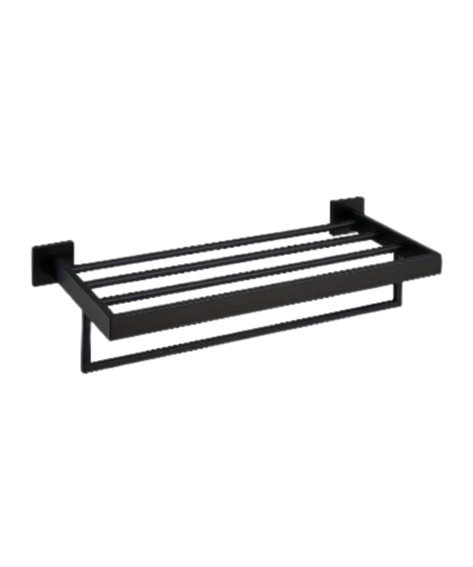 Black Towel Rack