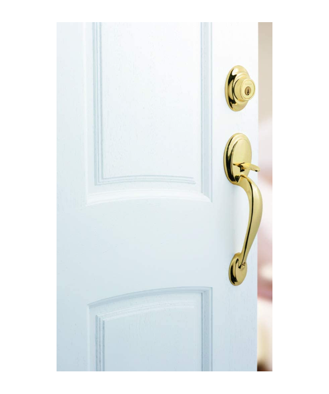Entrance Door Lock Gold