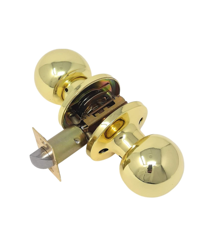 Knob Door Lock Gold (passage)