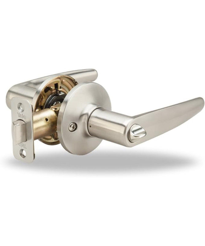 Lever Door Lock Silver (privacy)