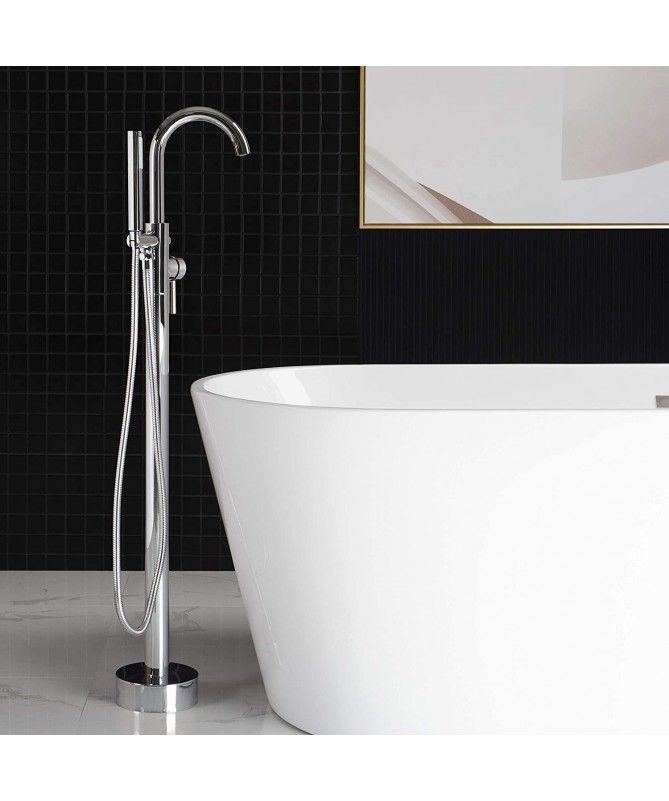 Infinity Round Tub Filler Chrome