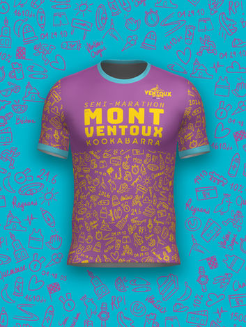 Collection officielle 2026 du Semi-Marathon du Mont-Ventoux Kookabarra avec Ventoux Origine. 