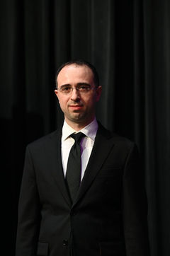 Photo documentation illustrating Loran Jacobs working as Executive Leadership at Deep-Tech Ventures during the "PRO.TECH 2026 Panel Session" project in Krasnodar. (Track: Entrepreneurship)