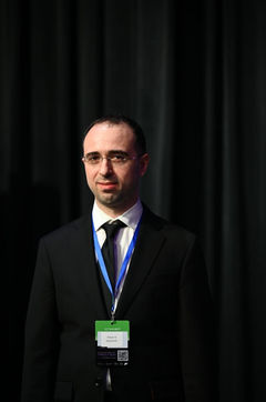 Photo documentation illustrating Loran Jacobs working as Executive Leadership at Deep-Tech Ventures during the "PRO.TECH 2026 Panel Session" project in Krasnodar. (Track: Entrepreneurship)