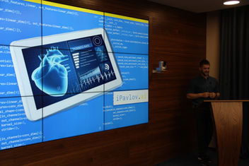 Photo documentation illustrating Loran Jacobs working as Executive Leadership at Deep-Tech Ventures during the "RDIF – RBF-iPavlov Strategic Investment Session" project in Dolgoprudny. (Track: Top Management)